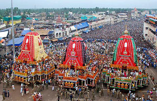 Wagenfest in Jagannath-Puri