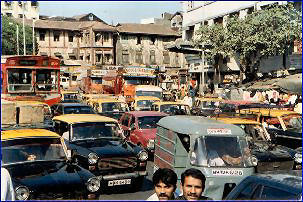 Bombay Strassenverkehr